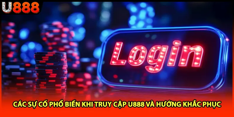 Các sự cố phổ biến khi truy cập U888 và hướng khắc phục